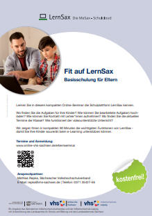 Flyer LernSax Elternseminar